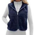 thumbnail image 1 of Gaexia Vest for Women ,Women Stand Collar Sports Vest Sleeveless Zippered Outerwear for Autumn Winter Wear, 1 of 7