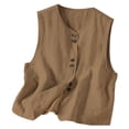 thumbnail image 1 of Gaexia Vest for Women Lightweight,Lightweight Summer Vest Sleeveless Outerwear Casual Daily Wear Spring and Layering Piece for Dresses Or Pants, 1 of 3