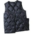 thumbnail image 1 of Gaexia Vest for Women,Lightweight Quilted Down Vest Packable Gilet With Geometric Design for Outdoor Travel and Casual Wear, 1 of 5