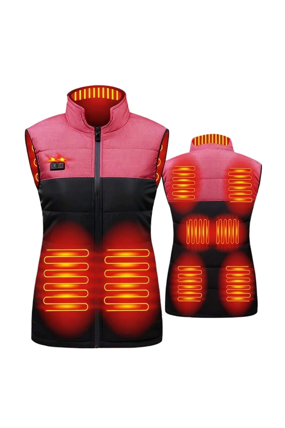 Vest for Women Lightweight,Women Stand Collar Smart Vest Outerwear for Warmth and Comfortable Daily Wear