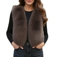 thumbnail image 1 of Gaexia Vest for Women,Winter Warm Thick Lined Outerwear Vest Jacket with Soft Trim for Cold Weather and Comfortable All Day Wear, 1 of 7