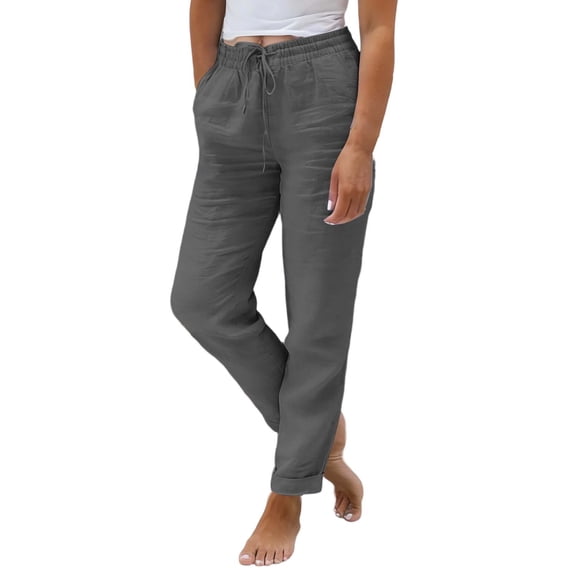 Gaexia Wide Leg Pants for Women High Waisted Yoga Hippie Boho Beach Palazzo Trousers Plus Size Loose Summer Pants