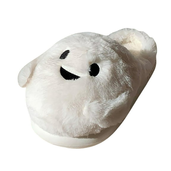 Gaexia Women's Halloween Slippers Cozy Soft Indoor Outdoor Slides Comfortable Flat Shoes For Home And Travel