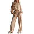 thumbnail image 1 of Gaexia Womens Lounge Sets 2 Piece Outfits Long Sleeve Sweatshirts with Pockets Sweatpants Stretch Running Winter Matching Sets, 1 of 5