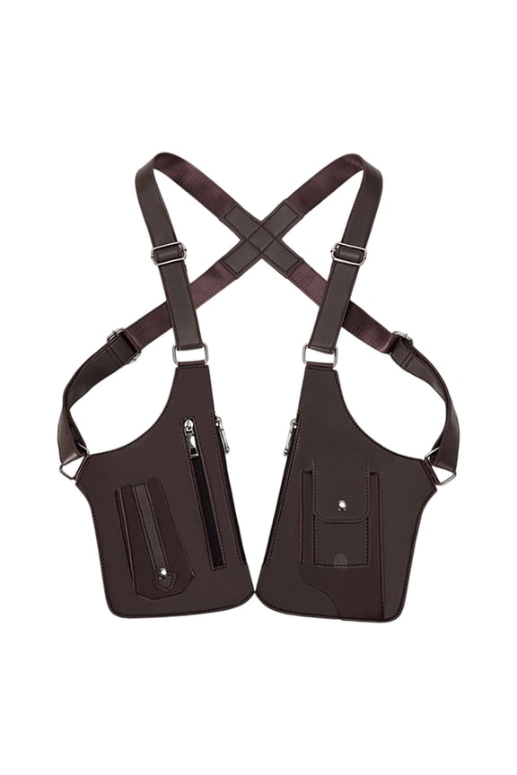 Womens Vest Jacket,Gothic Underarm Crossbody Harness Corset Top Vest for Women Halloween