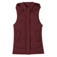 thumbnail image 1 of Gaexia Womens Vest Jacket,Long Hooded Down Vest for Women Winter Insulated Quilted Sleeveless Jacket Cozy Warm Midweight Outerwear, 1 of 4