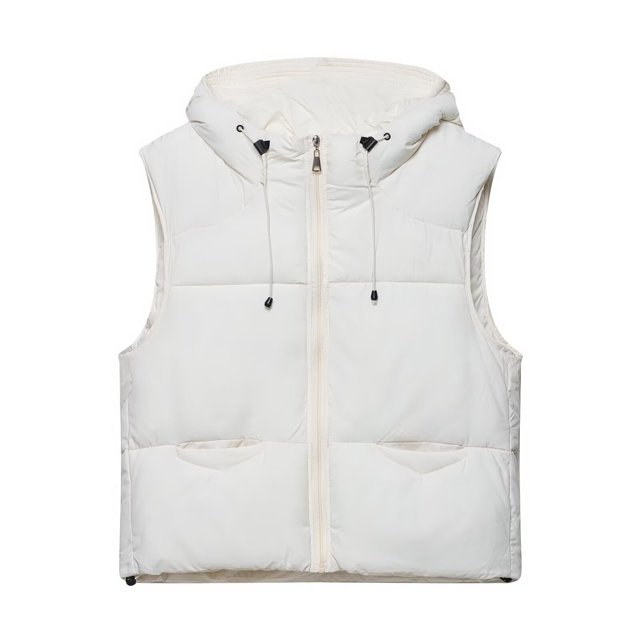 Gaexia Womens Vest Jacket,Loose Fit Casual Hooded Vest Coat Lightweight Warm Sleeveless Outerwear for Women Autumn Winter Wear