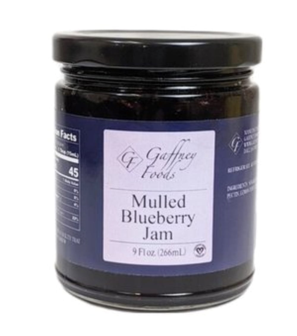 Gaffney Foods Mulled Blueberry Jam, 9-ounce