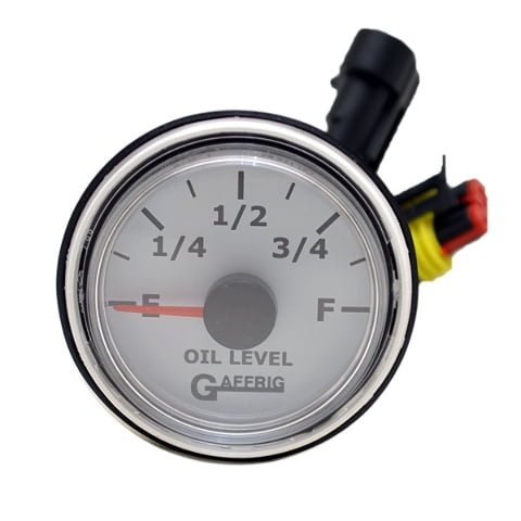 Gaffrig Boat Oil Tank Level Gauge 02224045 | Smartcraft 2 Inch White