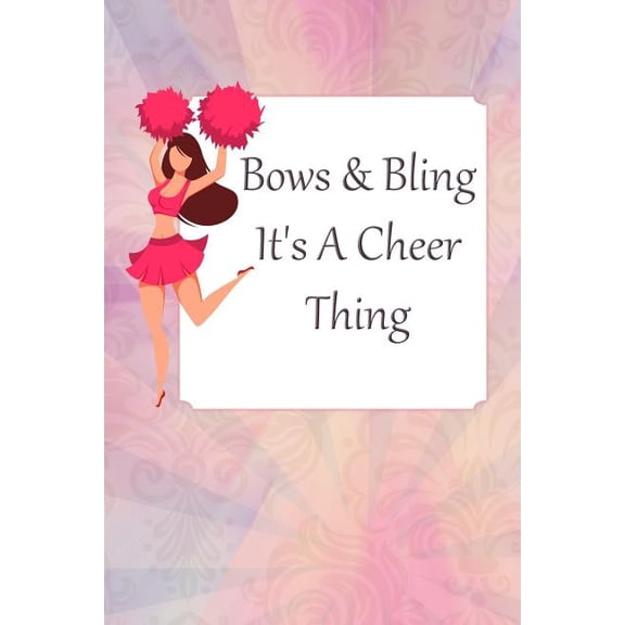 Gag Gifts: Thick Cheerleading Notebook (120 Pages) - Cheerleading gifts for girls, cheer stuff for girls, cheerleading accessories (Paperback)