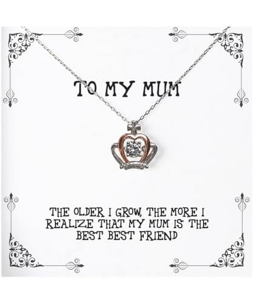 Gag Mum Crown Pendant Necklace, The Older I Grow, The More I Realize That My Mum[], Best Jewelry For Mom From Son Daughter, Mothers Day, Gifts for mom, Gift ideas for mom, Mothers Day gifts