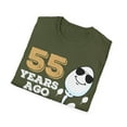 thumbnail image 1 of Gag Present 55 Years Ago I Was The Fastest Novelty Graphic Unisex T-Shirt, 1 of 4
