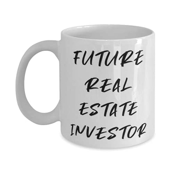 Gag Real Estate Invest Gifts, Future Real Estate Invest, Sarcastic 15oz Mug F Cowkers From Colleagues
