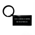 thumbnail image 1 of Gag Sphynx Cat Gifts, I Like a Handful of Humans and My Sphynx Cat, Joke Christmas Keychain from Cat Lovers, 1 of 1