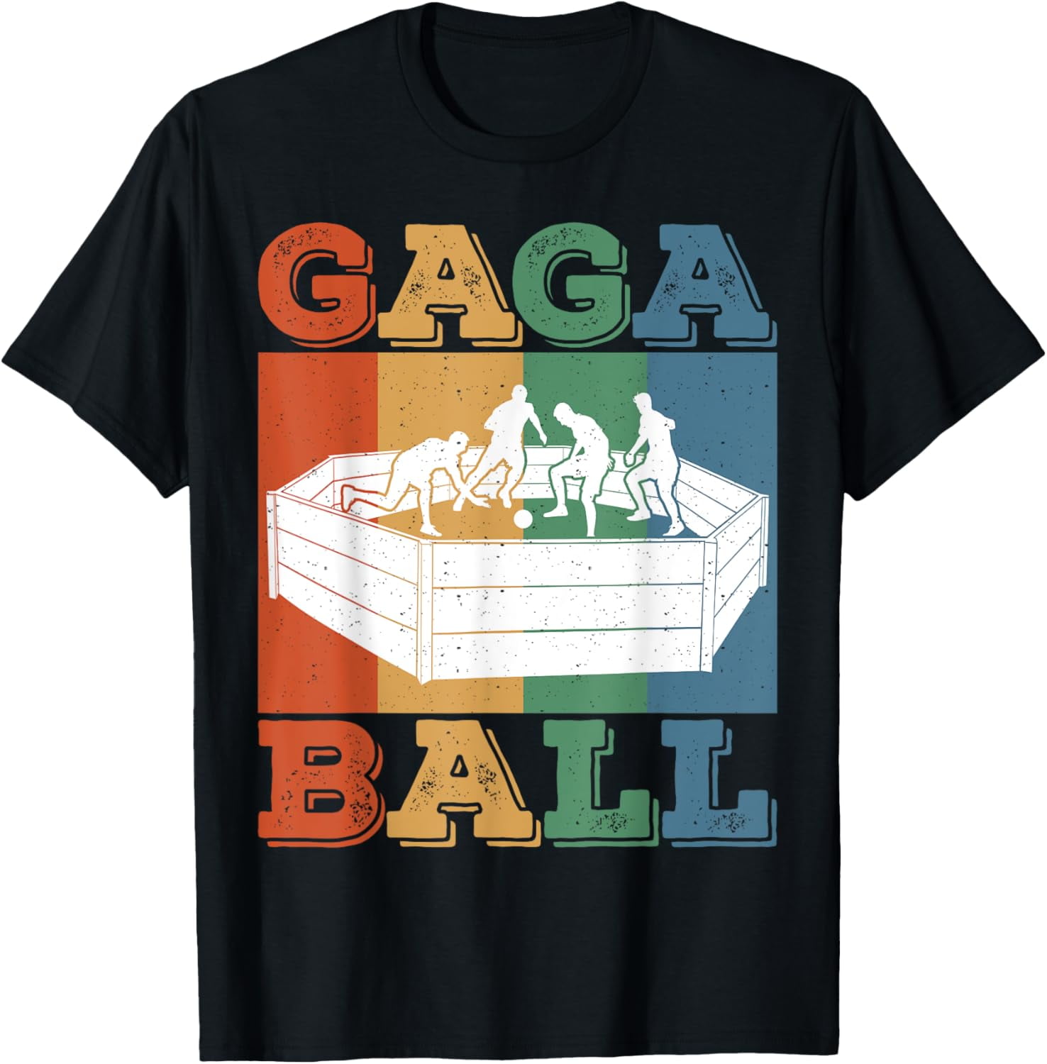 Gaga Ball Game Dodgeball Hexagon Pit Gaga Ball T-Shirt - Walmart.com