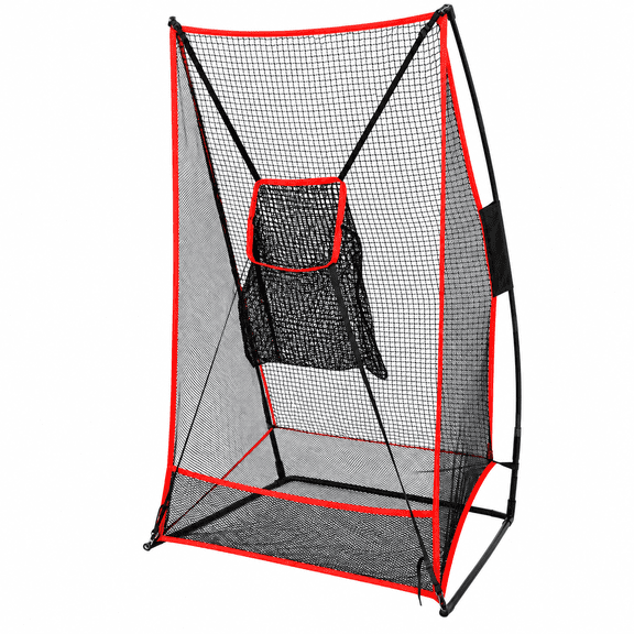 Galileo 2-in-1 Football Kicking & Throwing Net 6x3ft, Portable Field Goal Practice Net with Two Detachable Targets for QB Drills