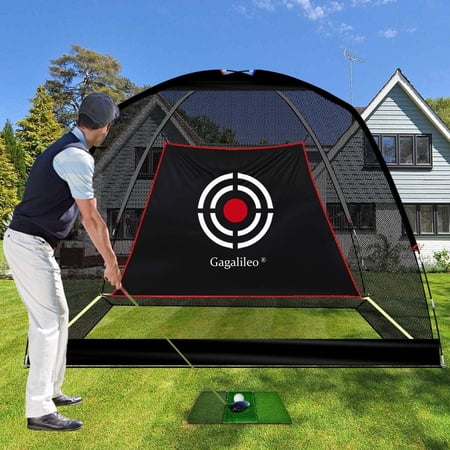 Gagalileo Home Golf Net Golf Training Aids Home Driving Range with Target and Carry Bag