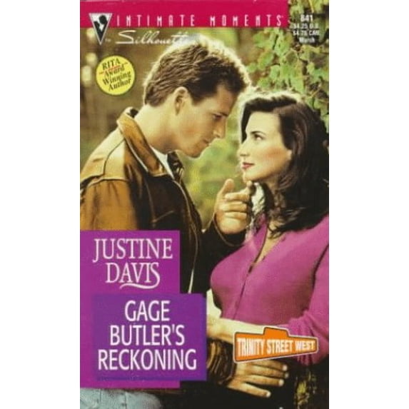Pre-Owned Gage Butler's Reckoning (Trinity Street West) (Silhouette Intimate Moments , No 841) (Unknown) 0373078412 9780373078417