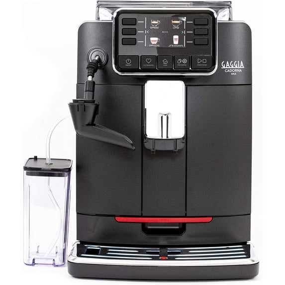 Gaggia Cadorna Milk Super-Automatic Espresso Machine, 60.8 fluid ounces, Black, Medium