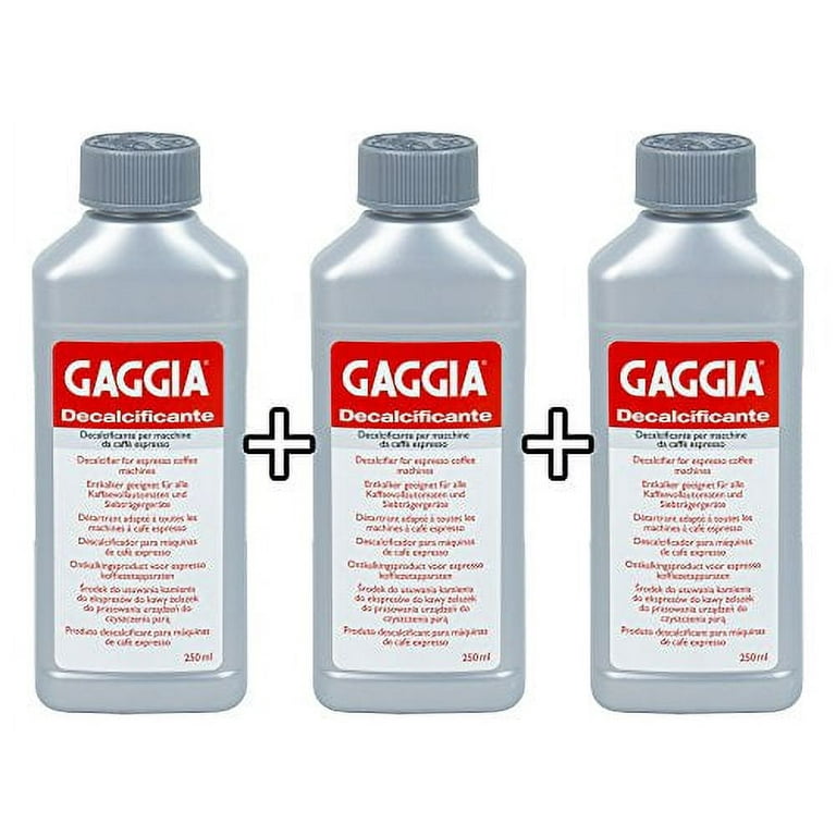Gaggia Decalcifier Descaler Solution 250Ml (3 Bottles)