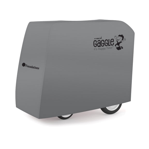 Foundations Gaggle Parade 4 Buggy Weather Cover, 360° Water-Resistant Stroller Protection, Graphite