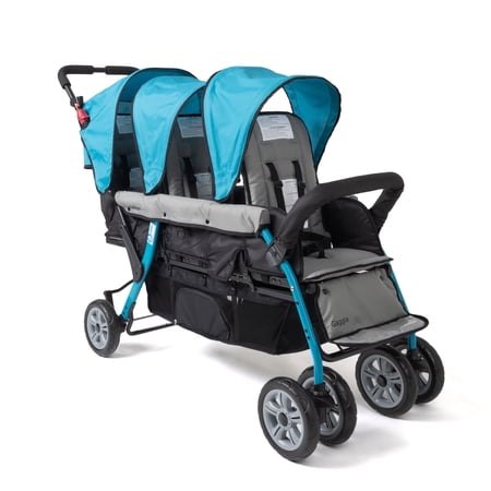 Gaggle Compass Trio 3-Seat Stroller, Teal