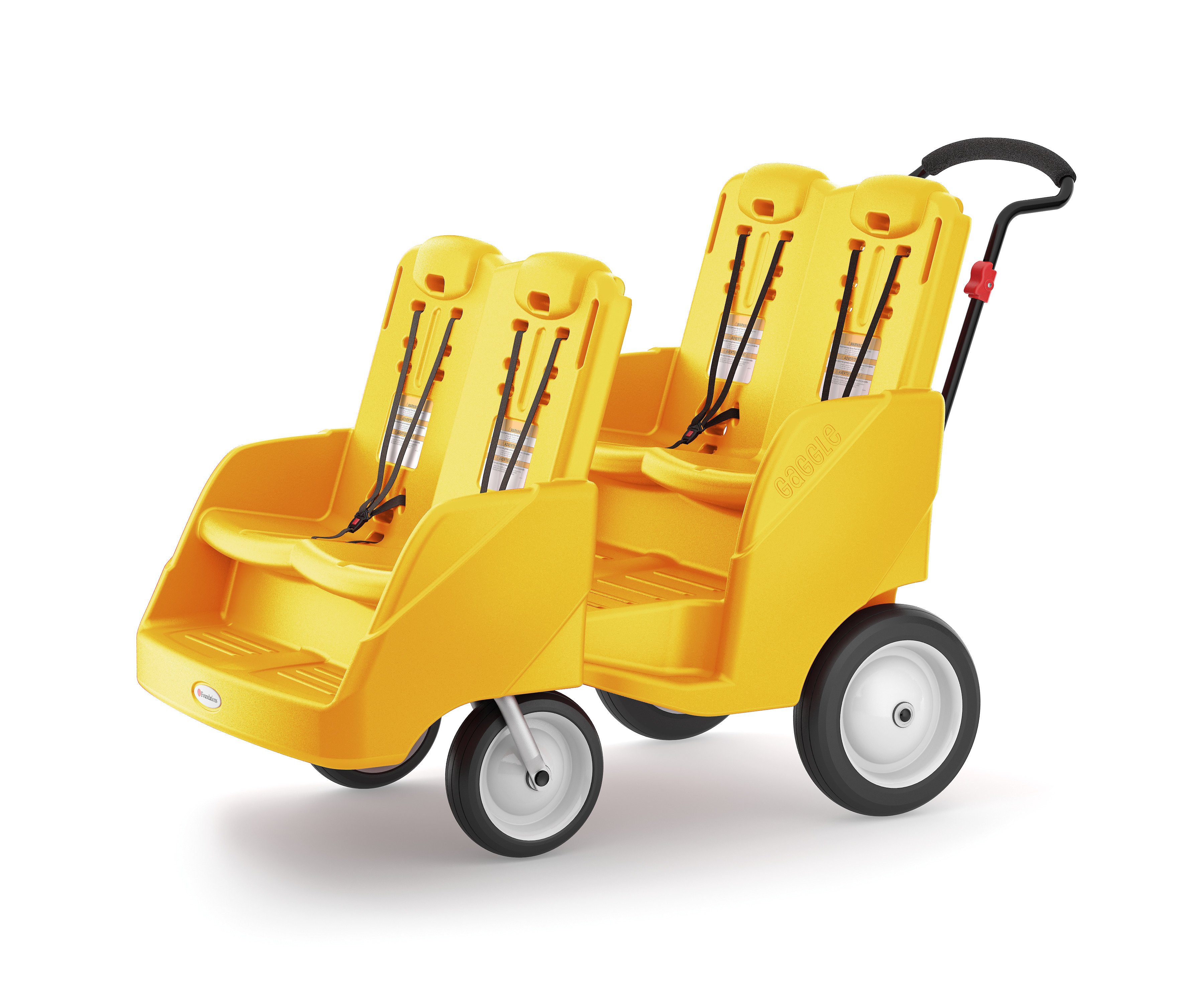 Gaggle Stroller - 4 Seat Buggy Stroller, Yellow