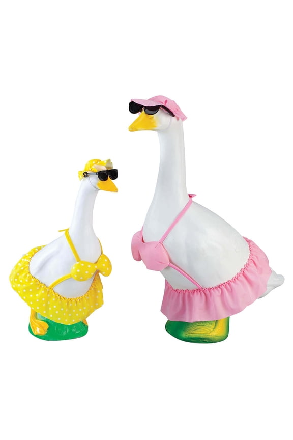 Gaggleville Bikini Goose Outfit Bundle - Includes One Large Bikini and One Baby Bikini Goose Outfit, by Fox Valley Traders