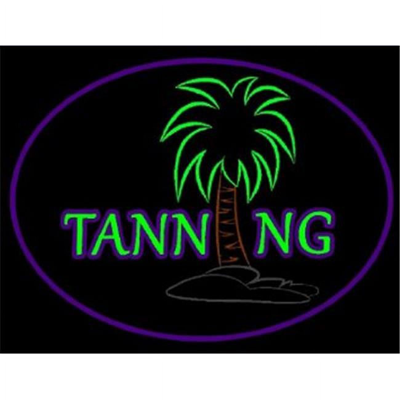 Gagne 1118-Tanning LED Lit Sign with Tanning Logo - Walmart.com