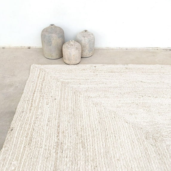 Gahilot International Hand Woven Hailey Jute Area Rug