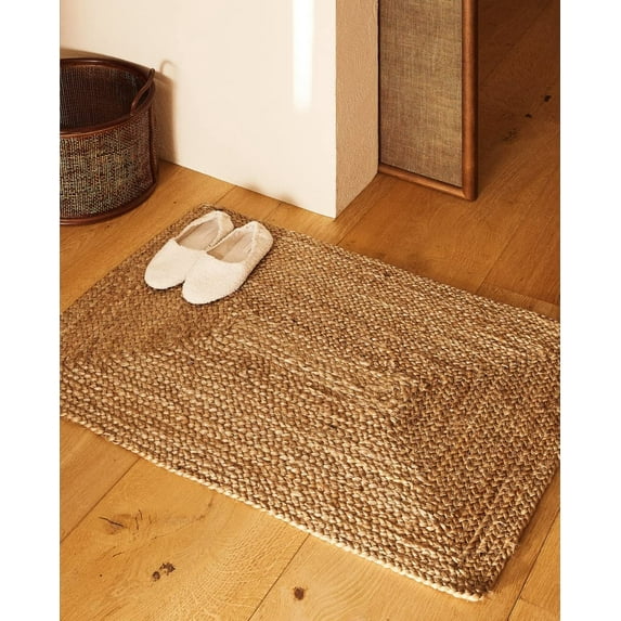 Gahilot International Outdoor Mat Non Slip Doormat 24"x35" Front Door Mat Absorbent Welcome Mat Indoor Outdoor Doormat Thick Crosshatch Entryway Rug Outdoor Floor Mat