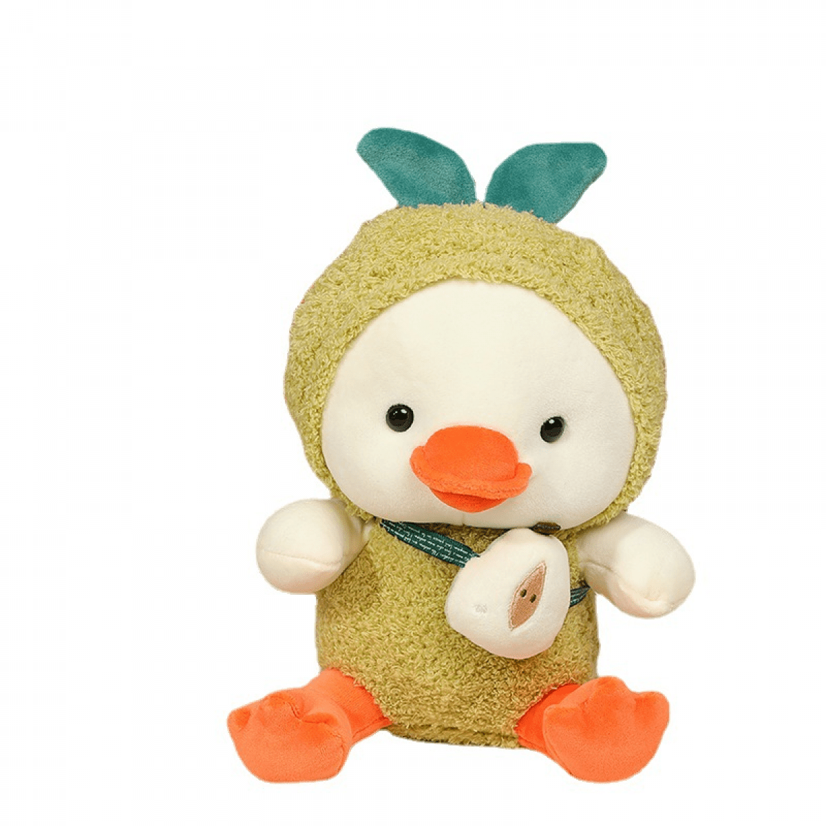 Gai Duck Plush Cute White Duck Stuffed Animal Plush Toy, Duck Plushie
