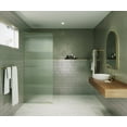 thumbnail image 1 of Gaia 32 in. x 78 in. Glass Shower Panel Single Fluted Frosted, 1 of 7