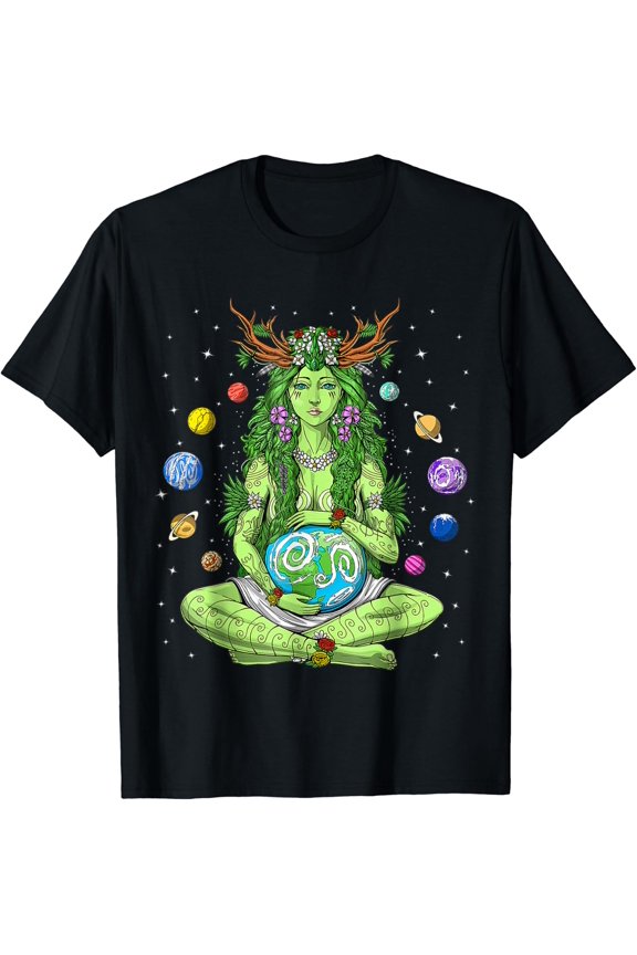 Gaia Greek Goddess Mother Earth Nature T Shirt Size S-5XL