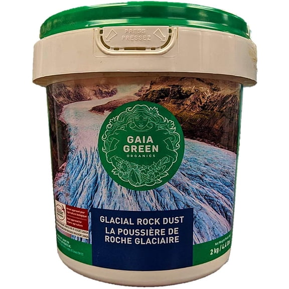 Gaia Green Glacial Rock Dust 2kg - Remineralize Your Soil and Activate The Microorganisms for Healthier Plants and a More Vibrant Garden and Landscape