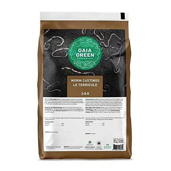 Gaia Green Organics Worm Casting 30 Liter Bag