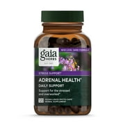 Gaia Herbs Adrenal Health Daily Support - 120 Liquid Phyto-Caps (60-Day Supply)