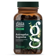 Gaia Herbs Astragalus Supreme - Immune & Antioxidant Support* - Herbal Supplement with Astragalus Root, Schisandra Berry & Ligustrum - 120 Vegan Liquid Phyto-Caps (60 Servings)