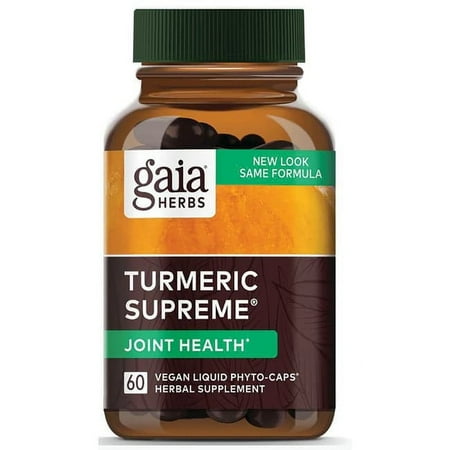 Gaia Herbs Curcumin Synergy Turmeric Supreme Joint Capsules, 60 Ct