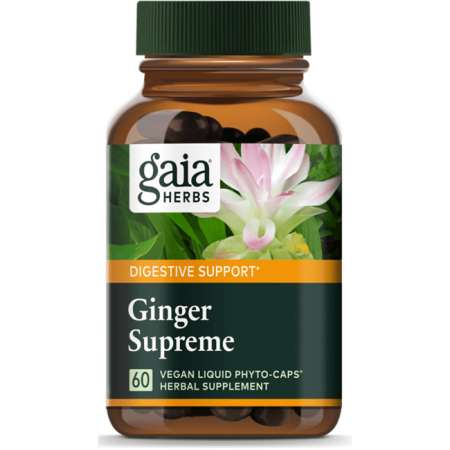 Gaia Herbs Ginger Supreme 60 Vegan Caps