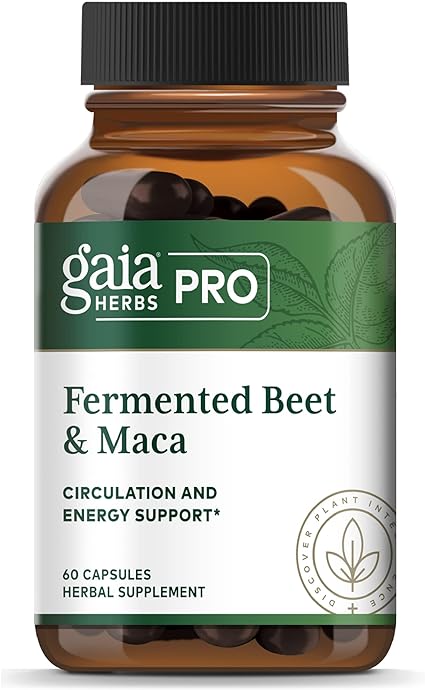Gaia Herbs Pro Fermented Beet and Maca 60 Capsules - Walmart.com