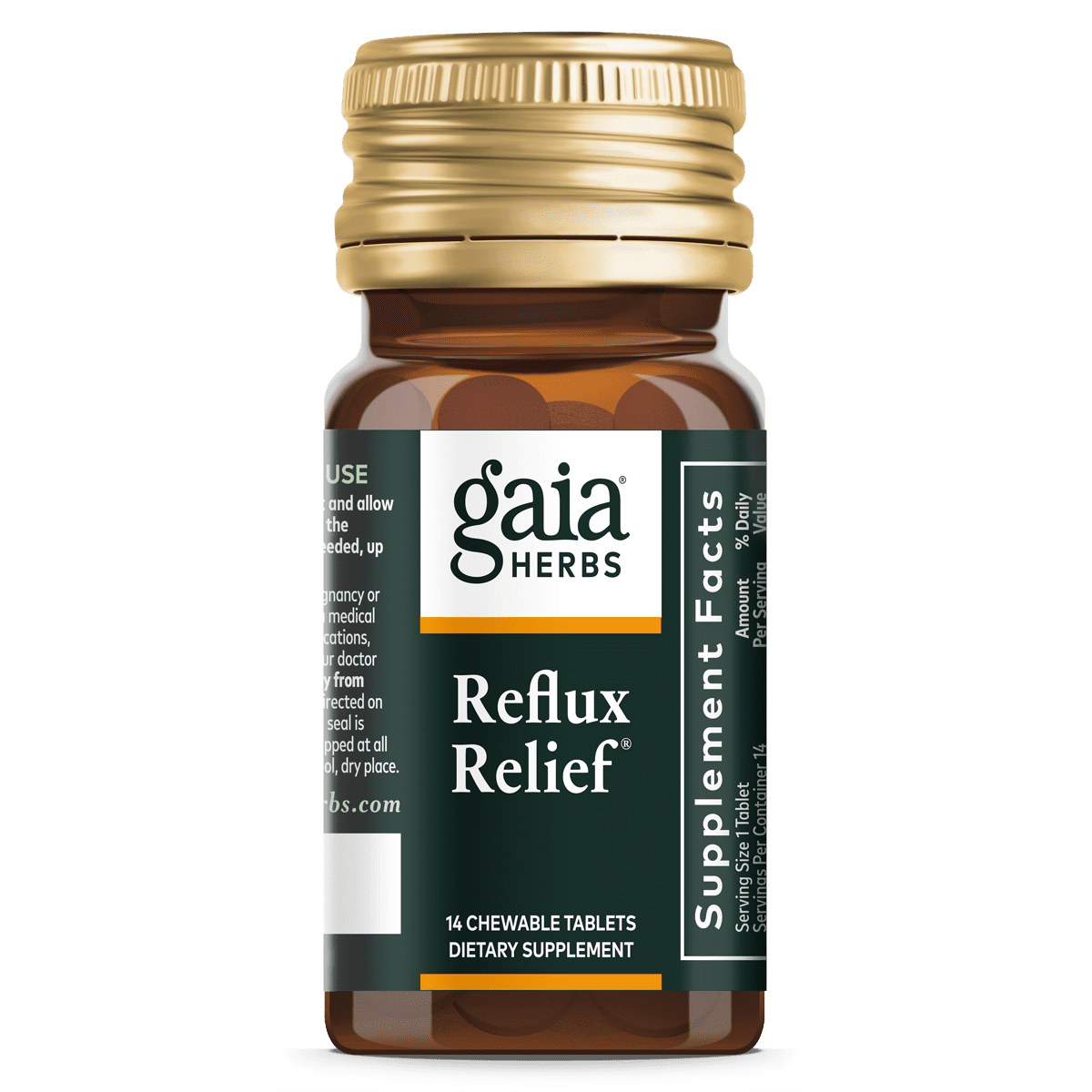 Gaia Herbs Reflux Relief 14 Chwbls