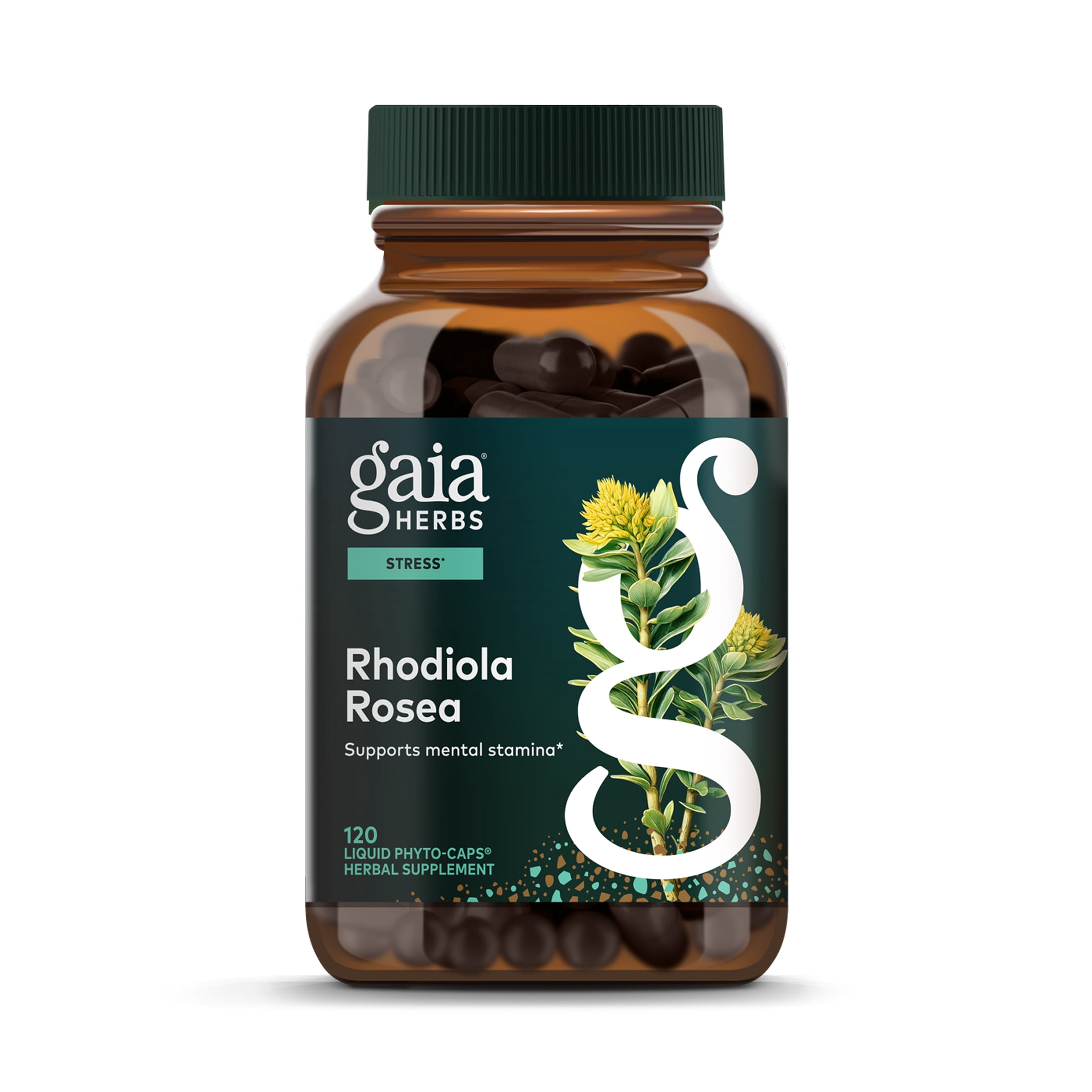 Gaia Herbs Rhodiola Rosea Root Extract - Stress Support Supplement
