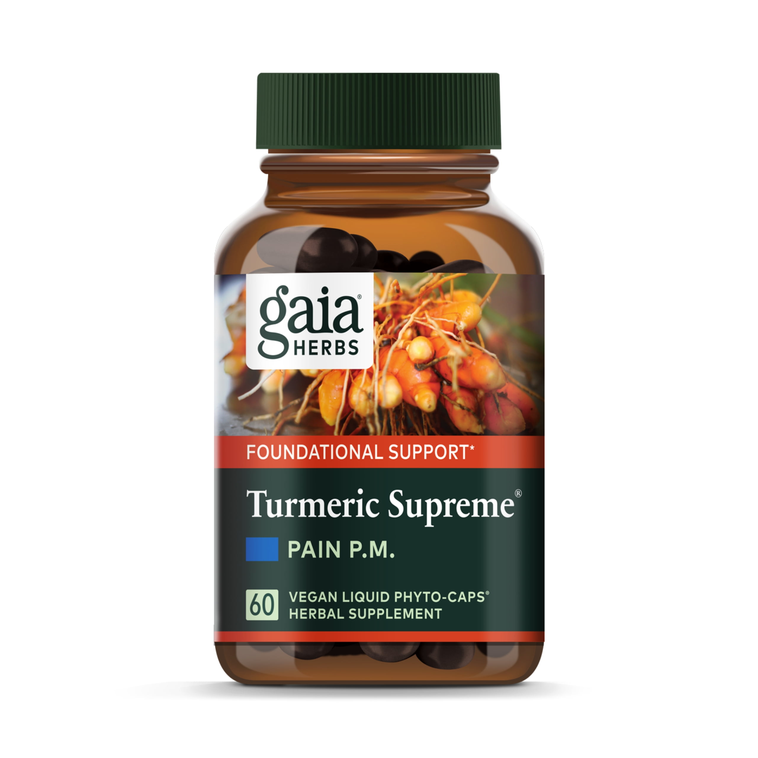 Gaia Herbs Turmeric Supreme P.M. Helps Provide Nighttime