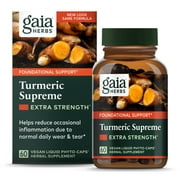 Gaia Herbs Turmeric Supreme - Extra Strength 60 Vegan Caps