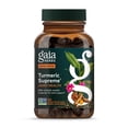 thumbnail image 1 of Gaia Herbs Turmeric Supreme Joint Health - Joint Support Supplement with Quercetin, Black Pepper, Boswellia, Ginger Root, Curcuminoids & More* - 120 Liquid Phyto-Caps (60 Servings), 1 of 9