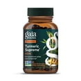thumbnail image 1 of Gaia Herbs Turmeric Supreme Ache- Helps Provide Relief of Occasional Aches* - with Turmeric Curcumin, Black Pepper, Devil’s Claw, Ginger, Feverfew & More - 60 Liquid Phyto-Capsules(30-Day Supply), 1 of 9