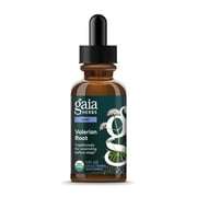 Gaia Herbs Valerian Root - Traditional Stress & Sleep Support - Organic Liquid Vegan Health Supplement for Calming Support *- Valerian Extract - Dairy, Soy & Gluten Free - 1 Fl Oz (23 Servings)