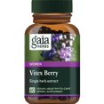 Gaia Herbs Vitex Berry Health Supplement, 500mg, 60 Vegan Capsules