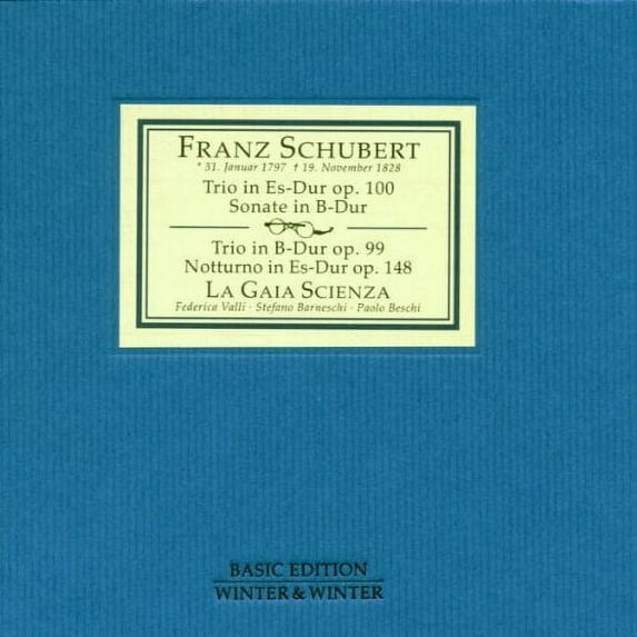 Gaia Scienza - Complete Piano Trio - Music & Performance - CD